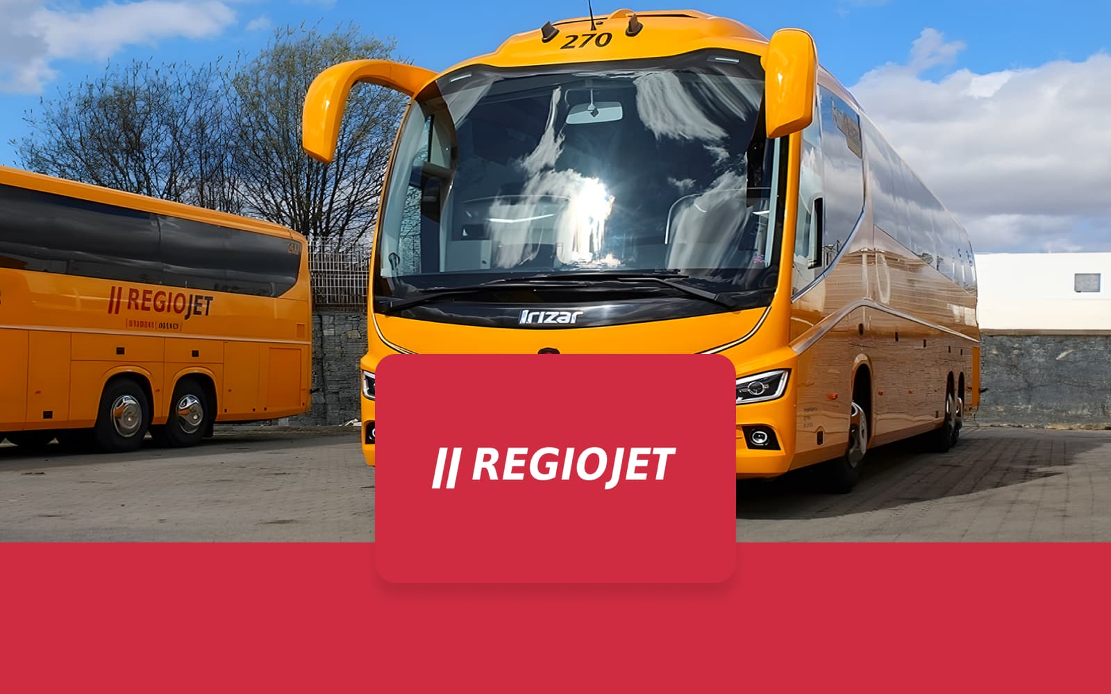 Regio Jet One-way Bus Tickets: Prague Airport to/from Prague Central Bus Station