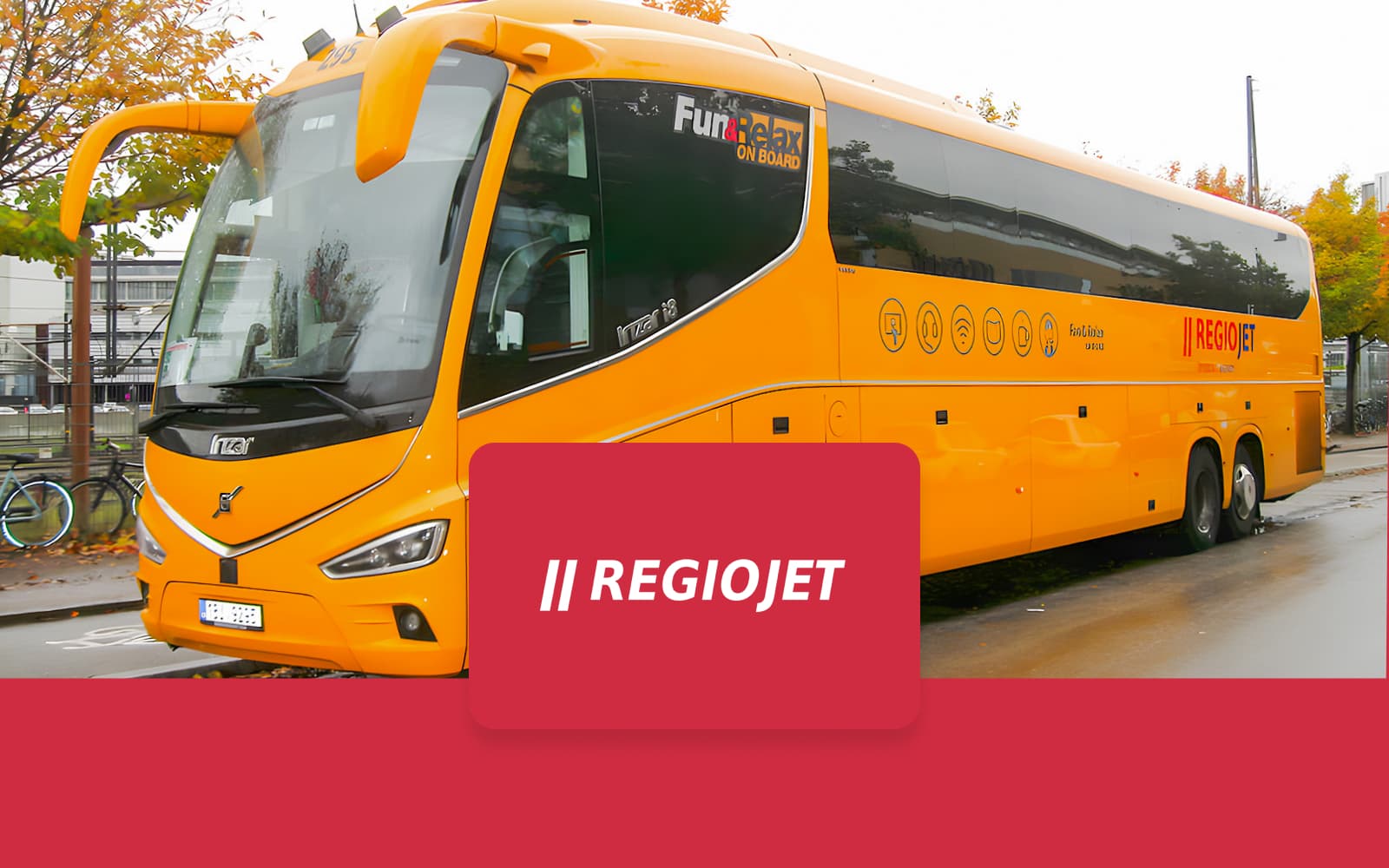 RegioJet Round-Trip Bus Tickets: Prague Airport to/from Florenc Bus Station