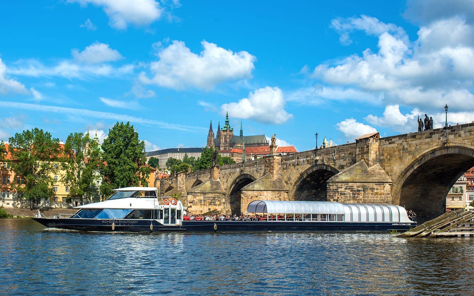 2-Hour Lunch Cruise on an Open-Top Glass Boat in Prague with Live Music tickets in Prague - Features | TickYourList
