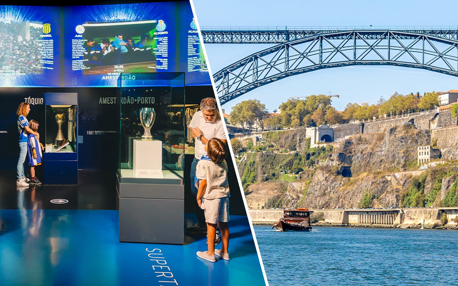 Combo (Save 5%): FC Porto Museum and Stadium Tickets + Six Bridges Cruise