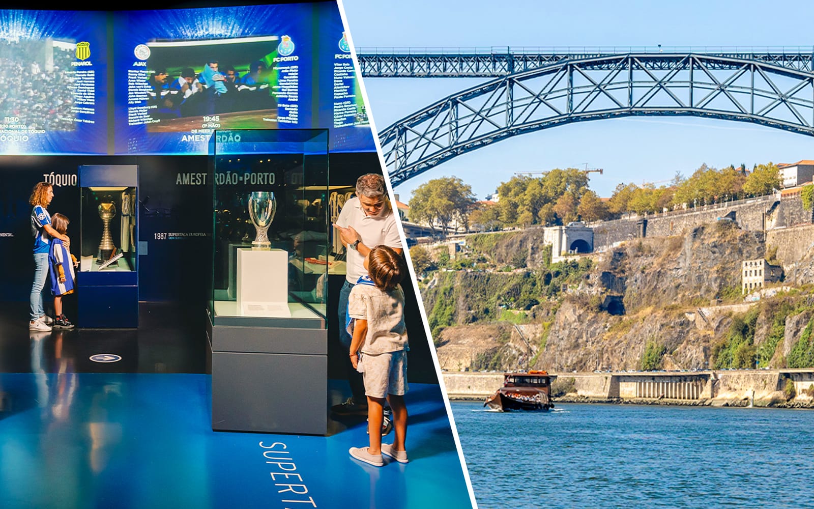 Combo (Save 5%): FC Porto Museum and Stadium Tickets + Six Bridges Cruise