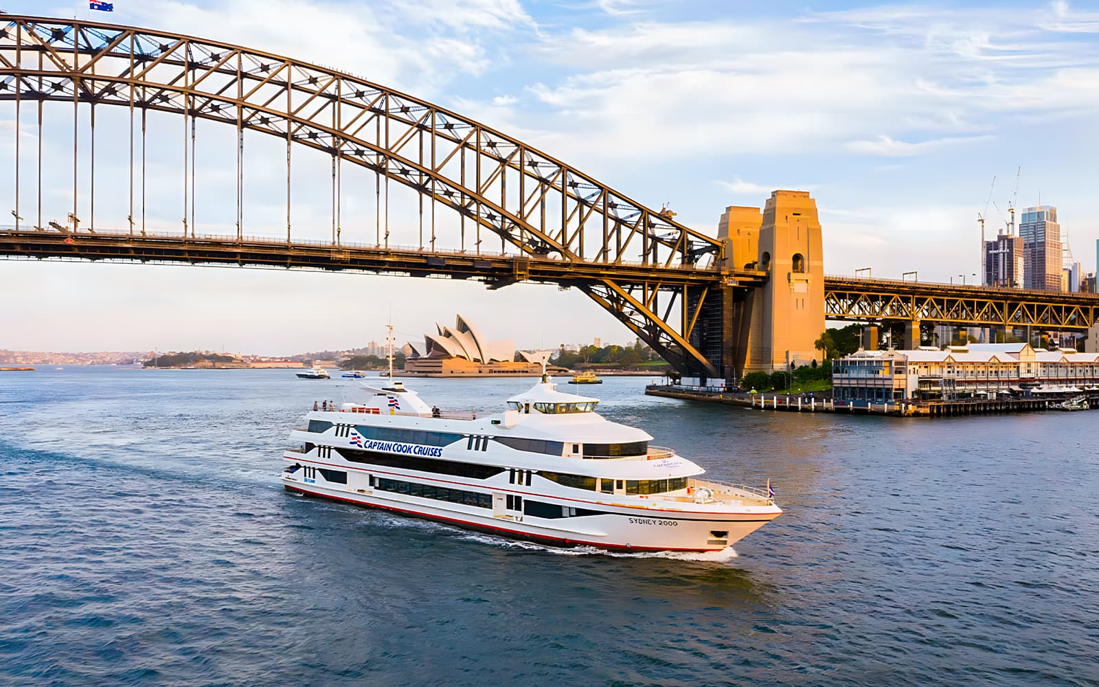 Captain Cook 2 or 3-Course Lunch Cruise on Sydney Harbour