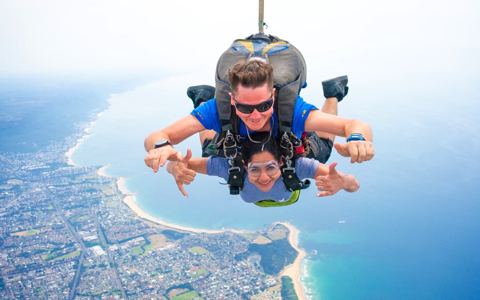 Tandem Skydive at Wollongong Beach