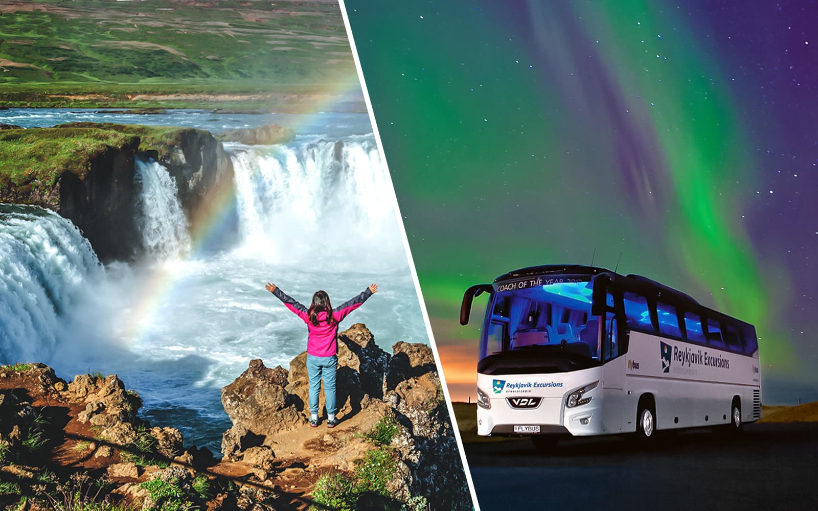 Reykjavik: Northern Lights & Golden Circle Full Day Trip