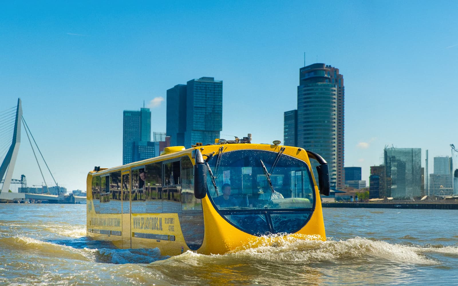 1-Hour Rotterdam Sightseeing Splashboat Tour