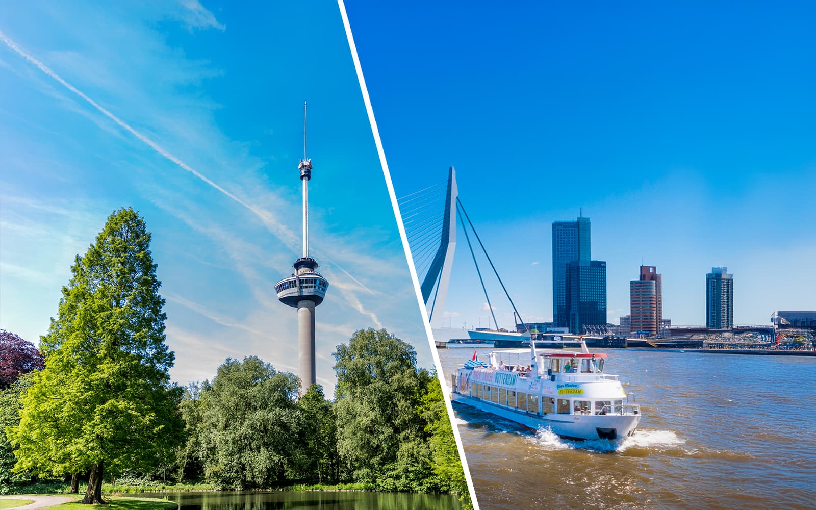 Combo: Euromast Tickets + 75-Min Rotterdam Harbor Cruise