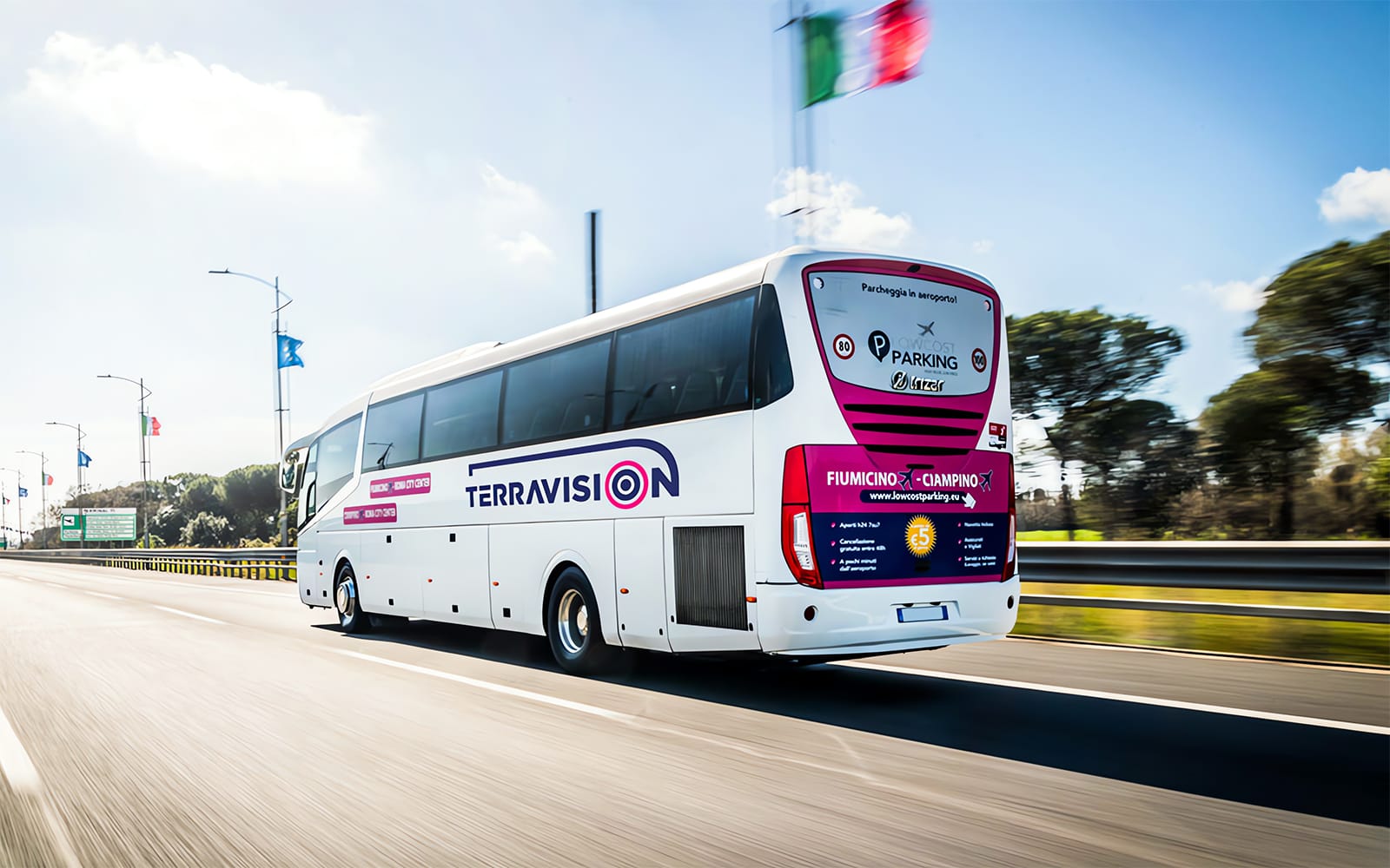 Bus Transfers: Fiumicino Airport to/from Rome Termini Station by Terravision tickets in Rome - Activities | TickYourList