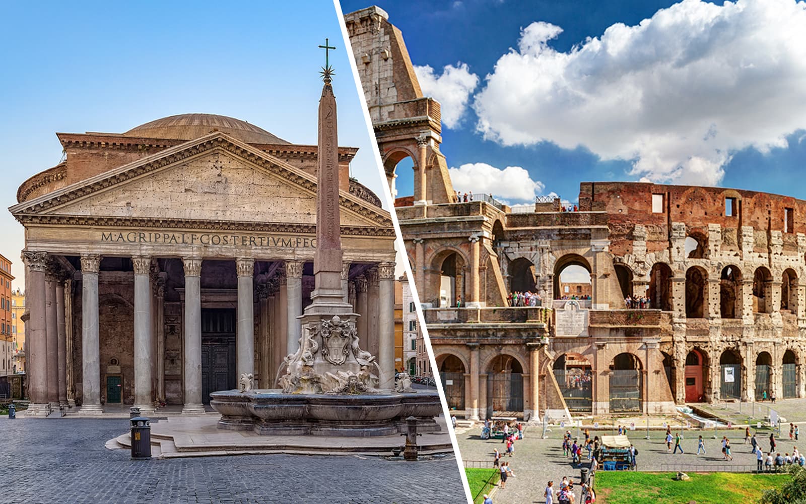 Combo (Save 32%): Rome Pantheon Fast-Track Entry + Hosted Entry to Colosseum, Roman Forum & Palatine Hill