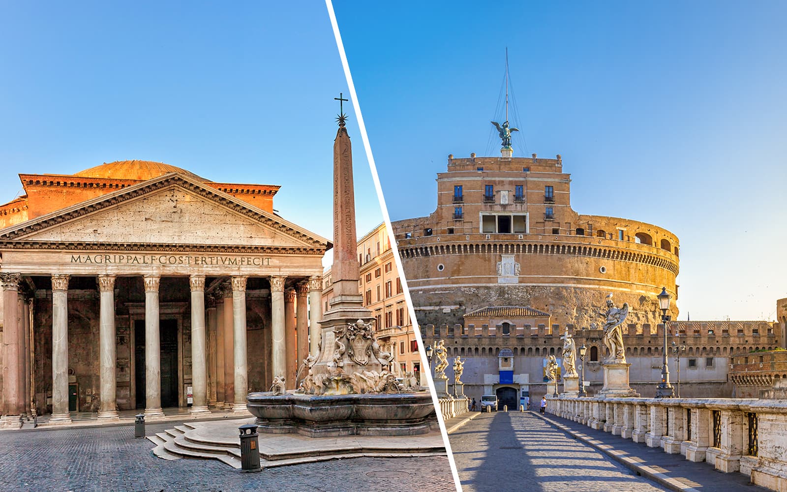 Combo (Save 17%): Rome Pantheon + Castel Sant'Angelo Fast Track Entry Tickets