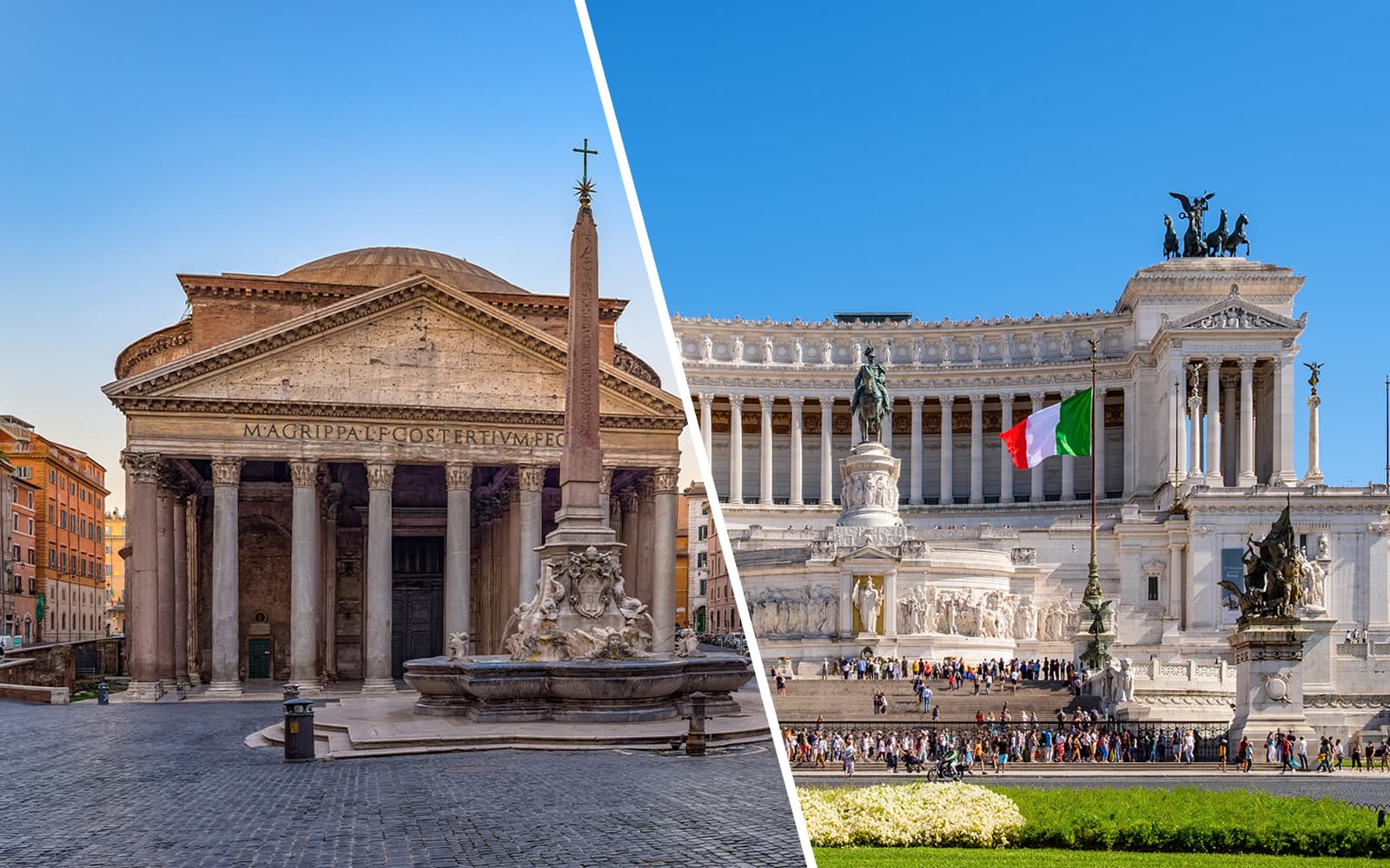 Combo (Save 19%): Altare della Patria Glass Elevator + Rome Pantheon Tickets