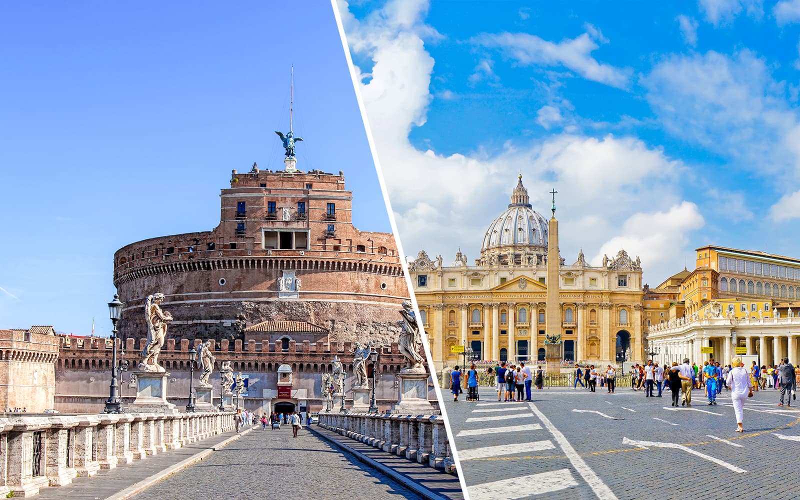 Combo (Save 5%): Castel Sant'Angelo and St. Peter's Basilica Entry Tickets
