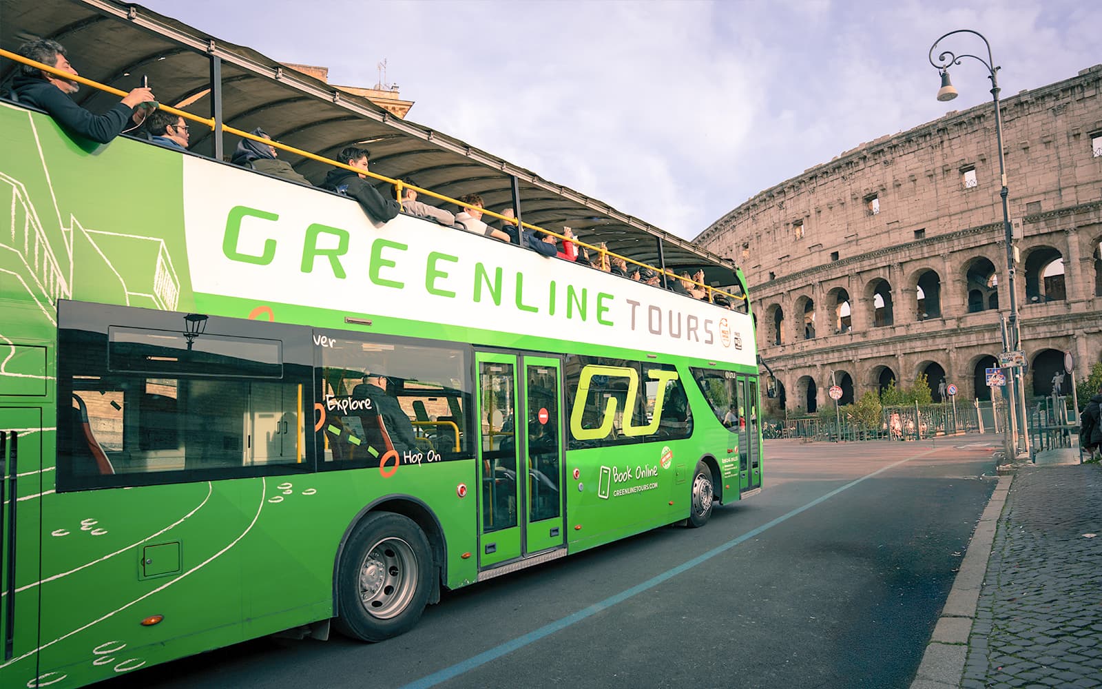 Green Line: Rome Hop-on Hop-off Bus Tour tickets in Rome - Features | TickYourList