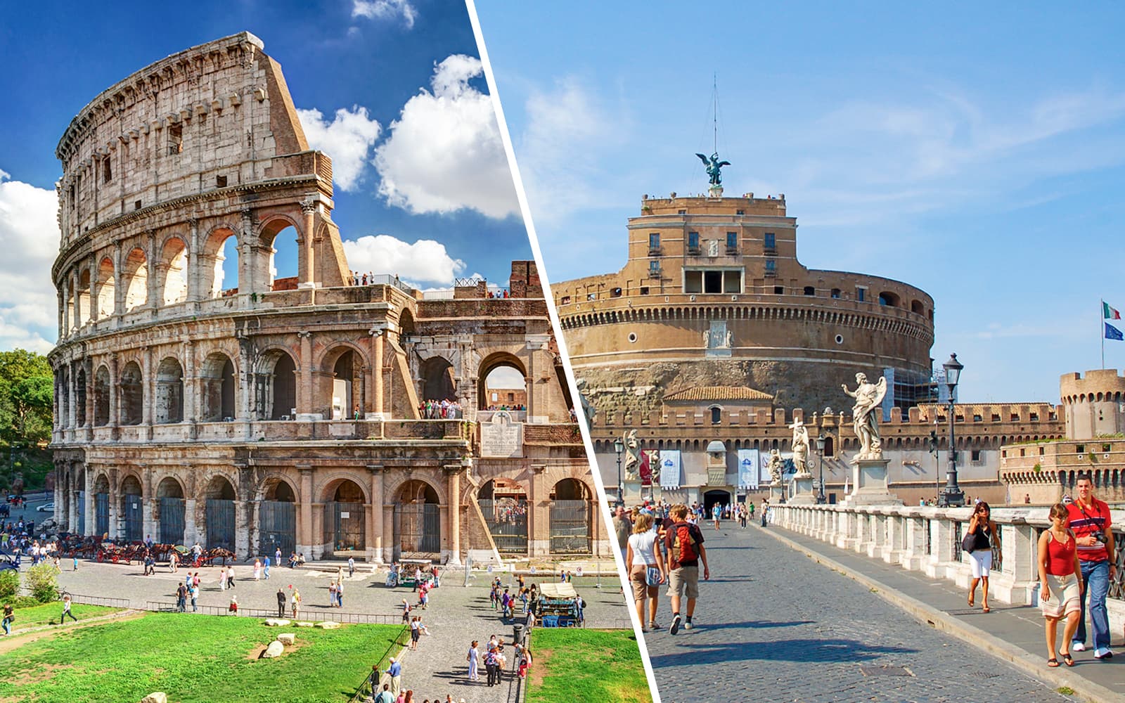 Combo (Save 5%): Castel San't Angelo Skip-the-Line Tickets and Entry to Colosseum, Palatine Hill, Roman Forum and Mamertine Prison