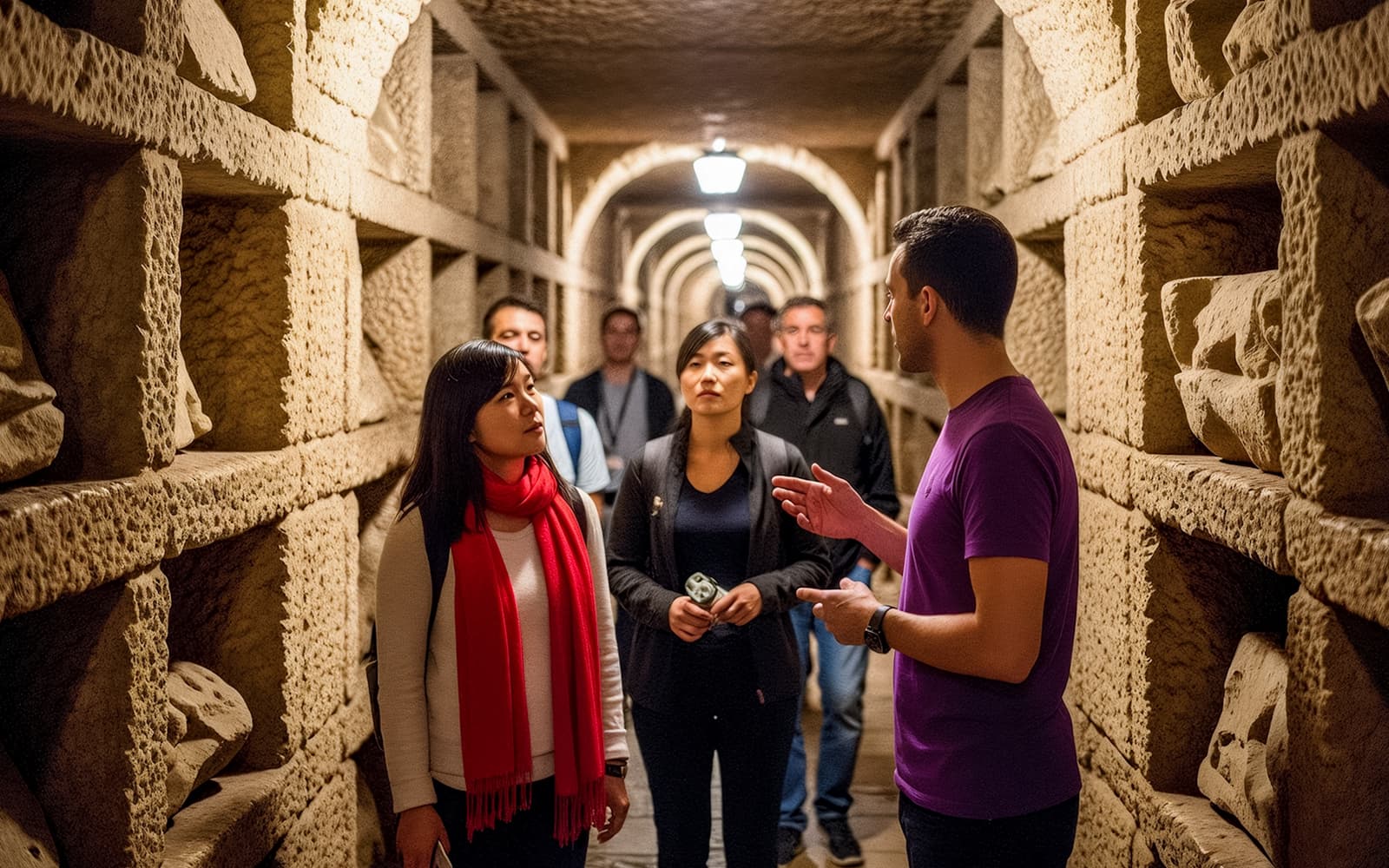 Capuchin Crypt & Roman Catacombs Guided Tour & Transfers