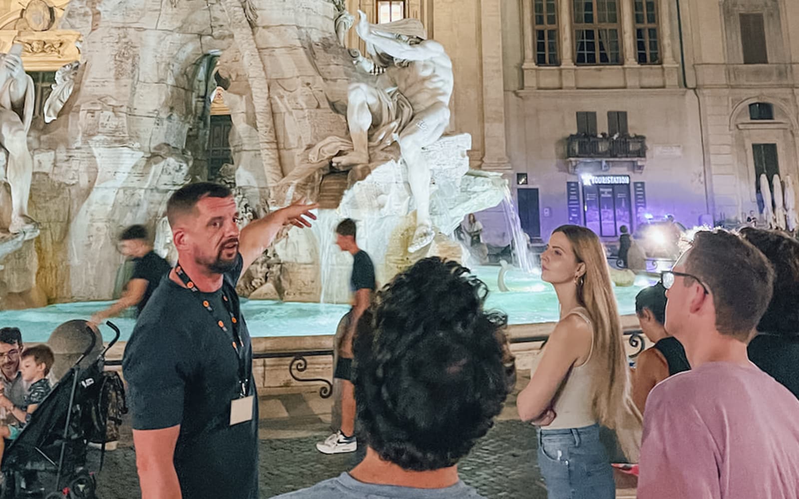 Under the Moonlight Rome Walking Tour with Secret Backstreets
