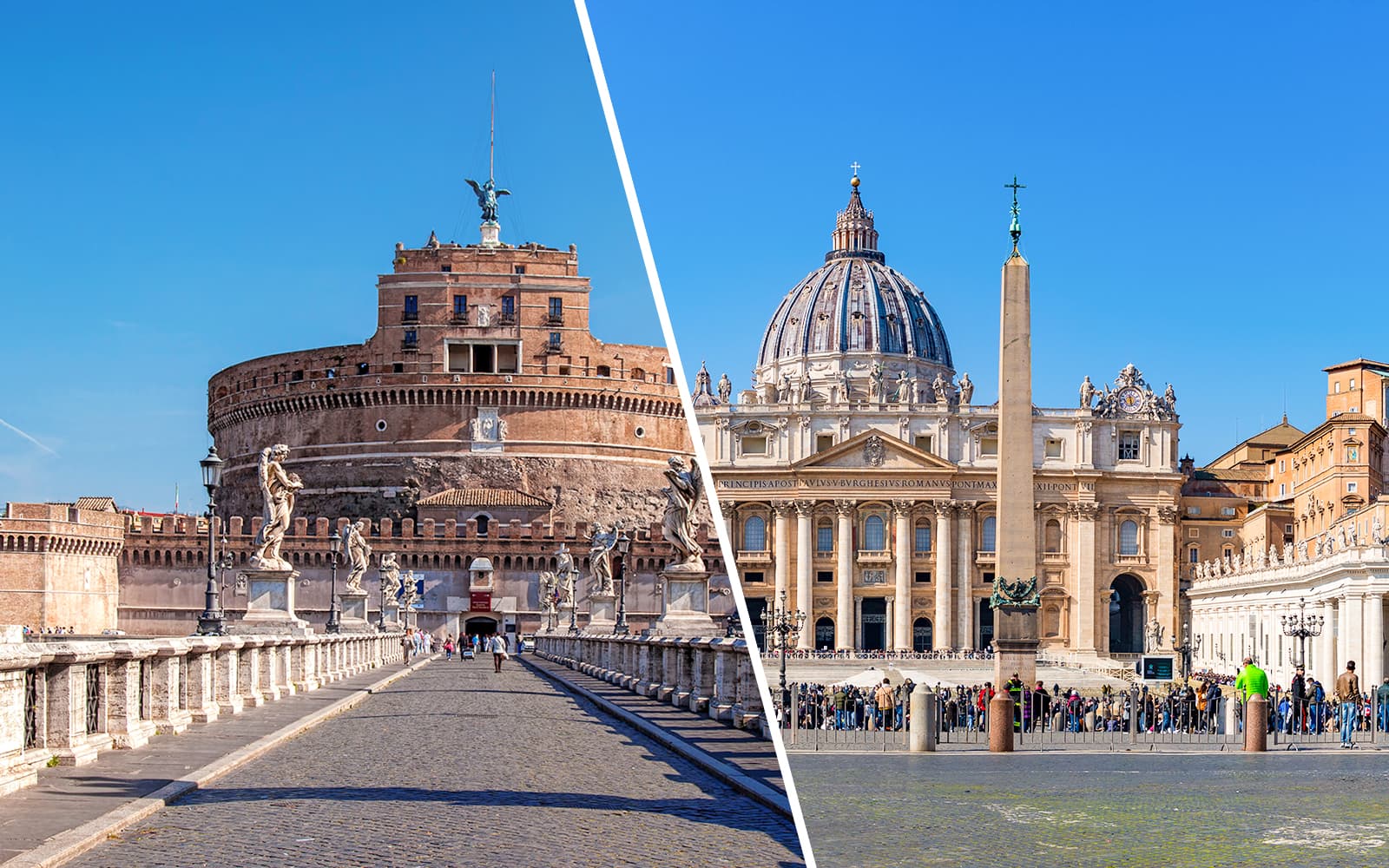 Combo (Save 5%): Castel Sant’Angelo & Passetto di Borgo + St. Peter’s Basilica Entry Tickets experience in Rome | TickYourList