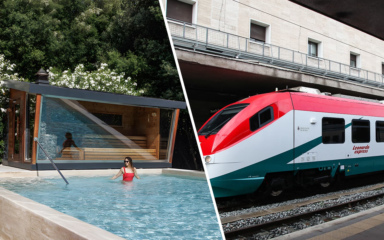Combo (Save 5%): QC Terme Roma Tickets + One-Way Leonardo Express Tickets to/from Fiumicino Airport experience in Rome | TickYourList