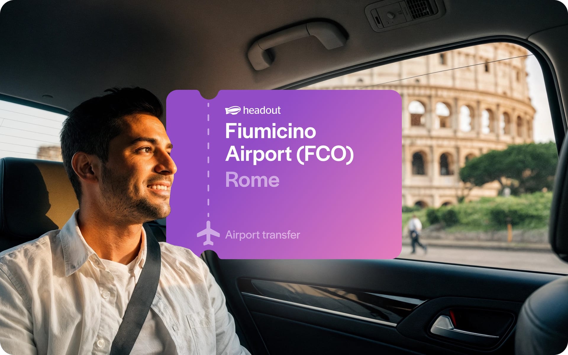 Private Transfers from/to Leonardo da Vinci–Fiumicino Airport experience tickets in Rome | TickYourList
