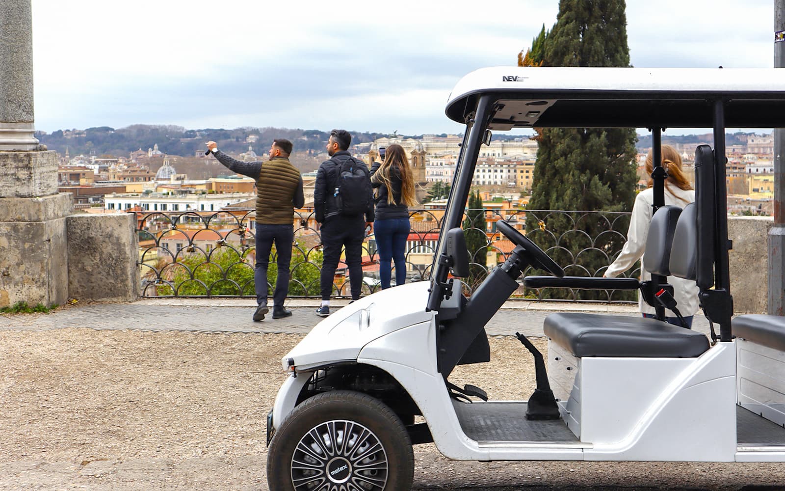 Eternal City Highlights Golf Cart Tour with Gelato - 3 hr