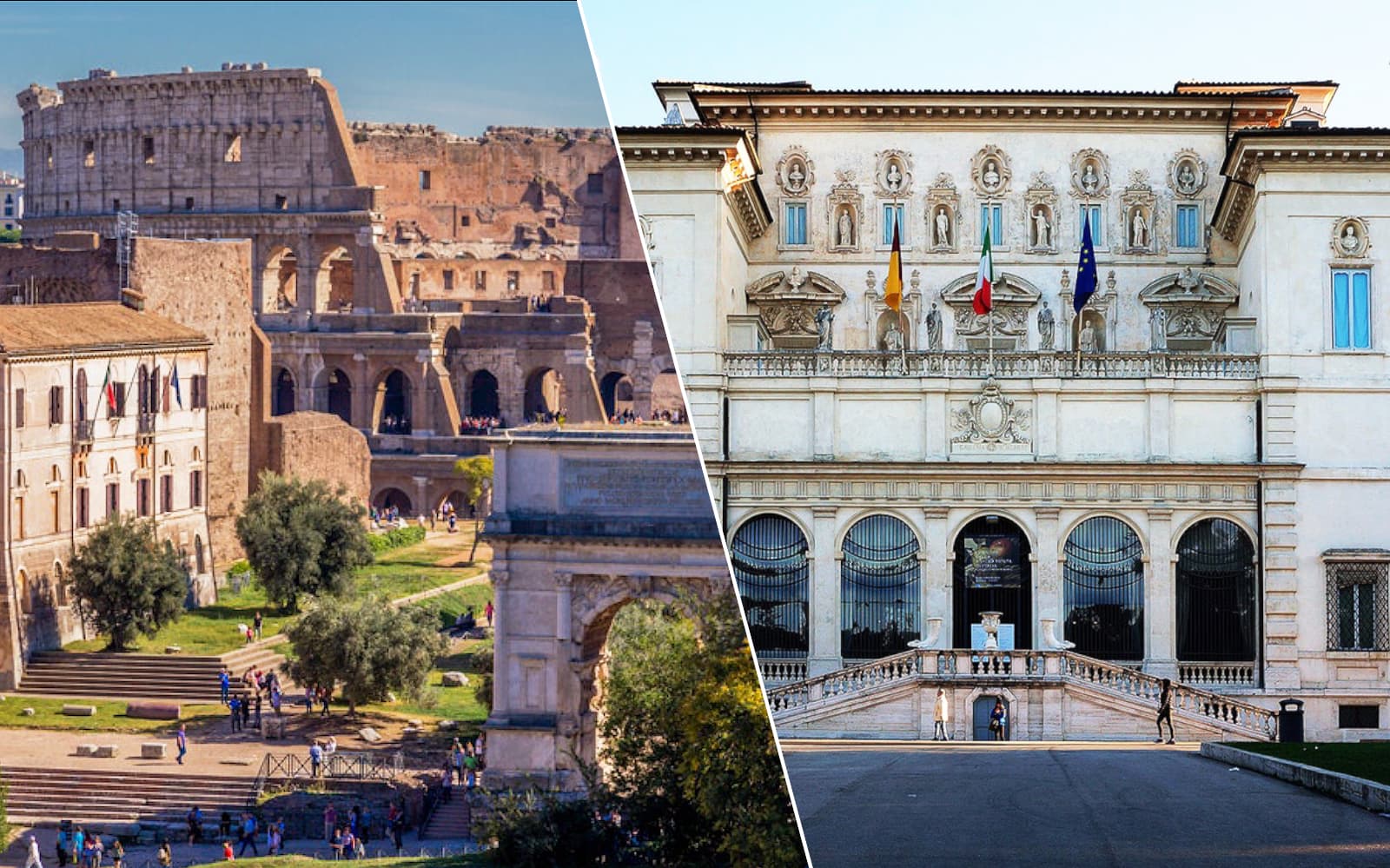 Combo (Save 30%): Colosseum + Borghese Gallery Tickets