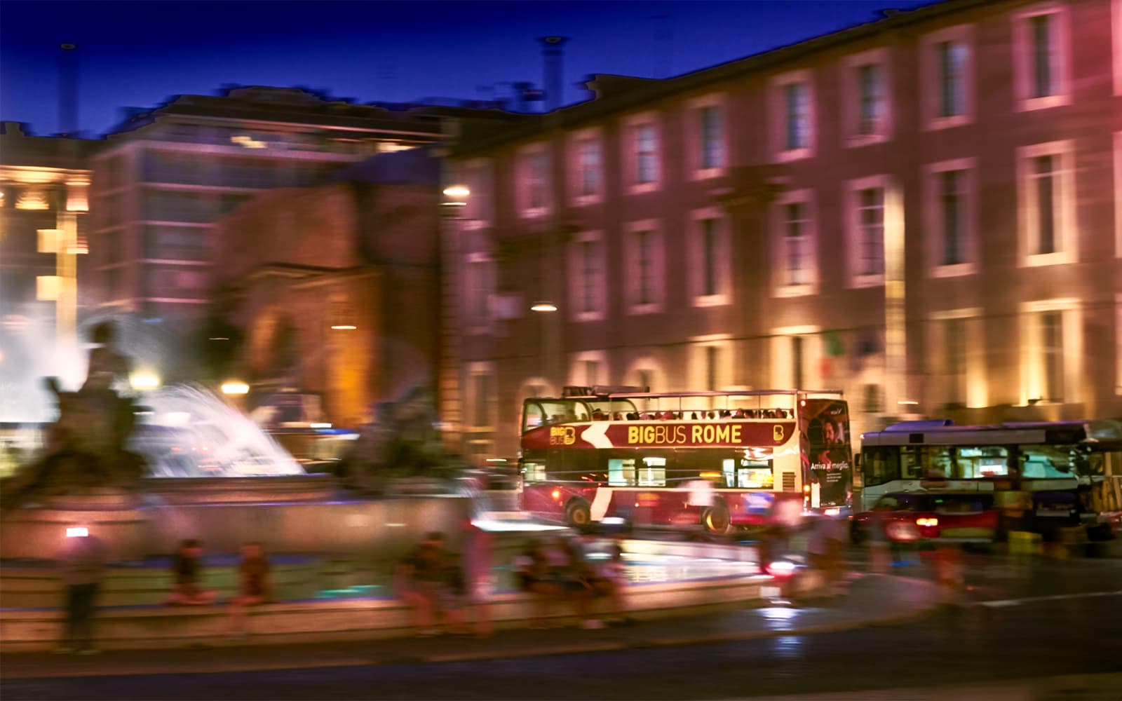 Big Bus: Rome Panoramic Night Bus Tour tickets in Rome - Features | TickYourList