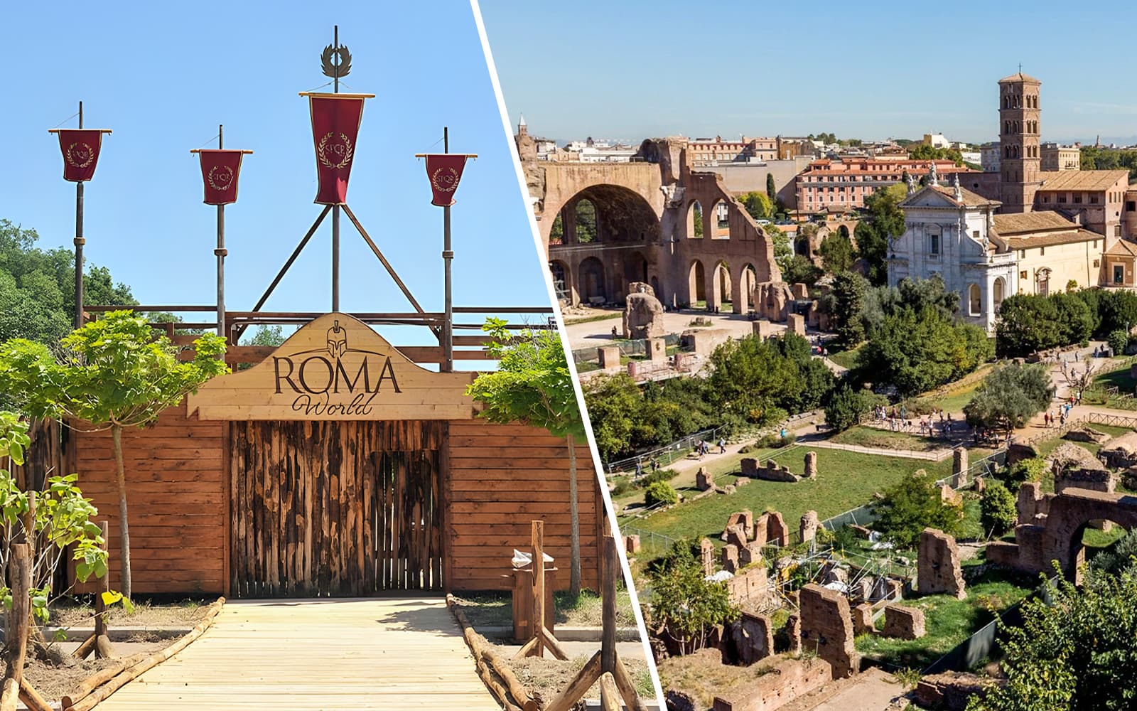 Combo: Colosseum 1-Hour Express Guided Tour + Roma World Tickets