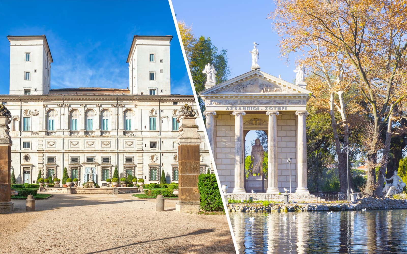 Combo: Borghese Gallery Tour + Villa Borghese Golf Cart Ride