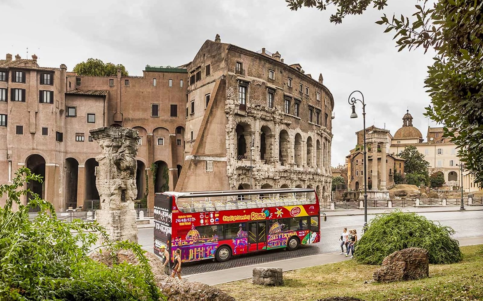 Combo: Colosseum Access + Rome Hop-On Hop-Off Bus Tour
