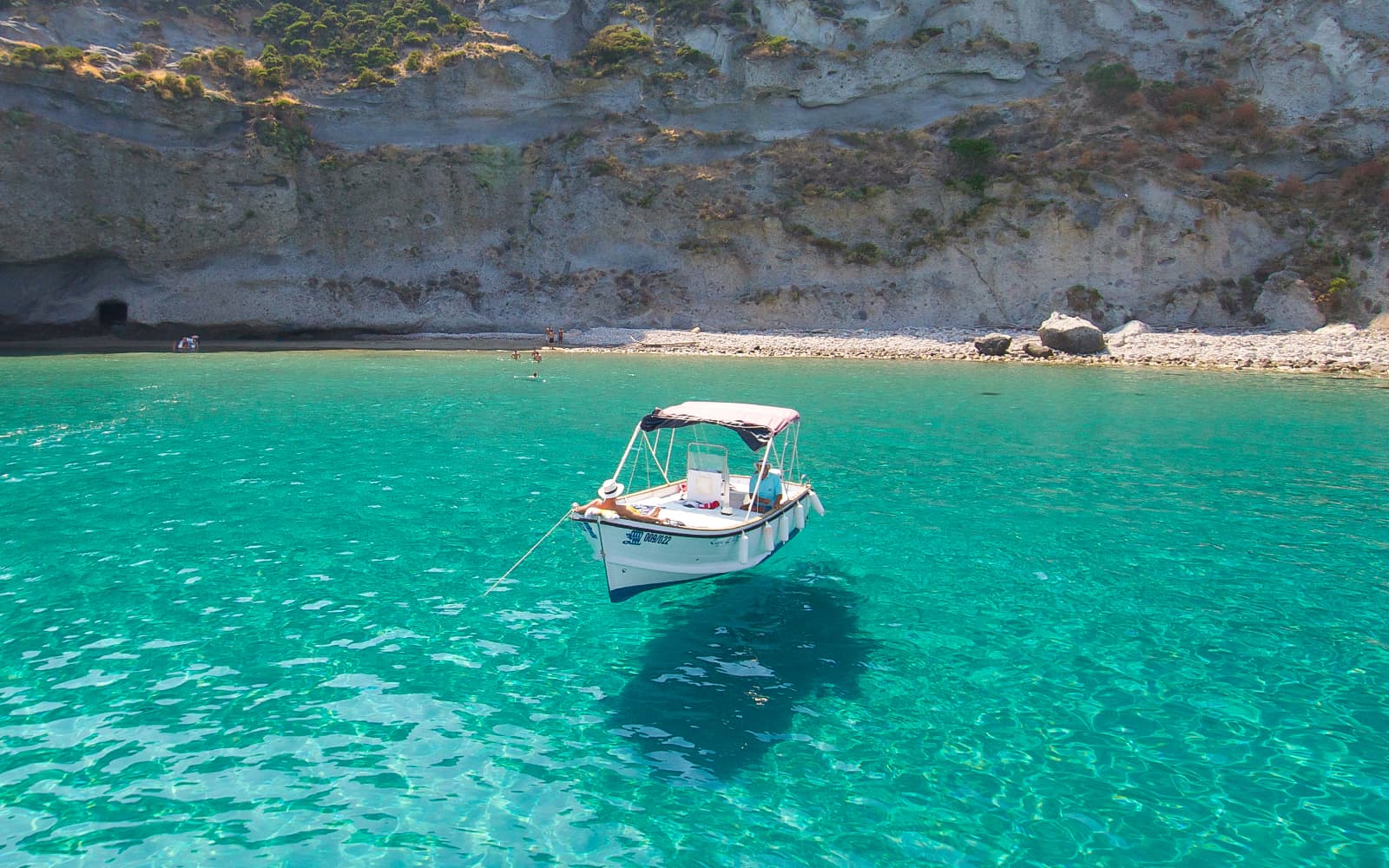 From Rome: Ponza Island Day Trip with Boat Tour and Optional Snorkeling