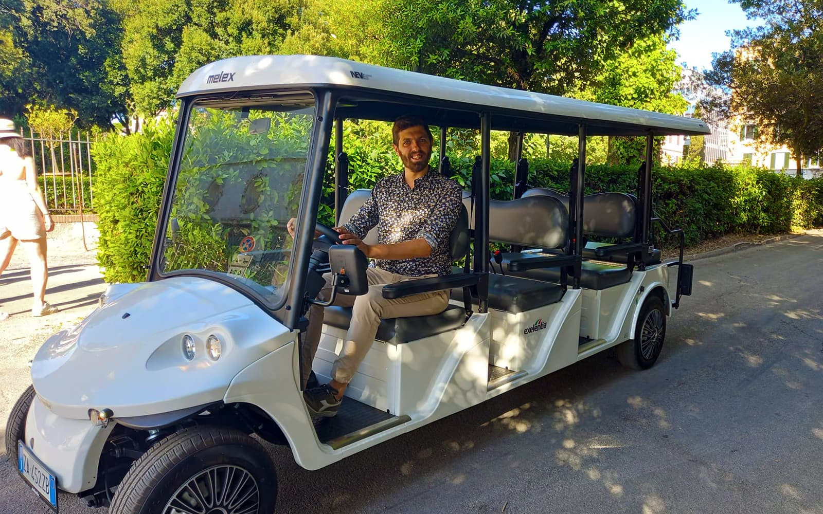 Golf Cart Tour of Villa Borghese