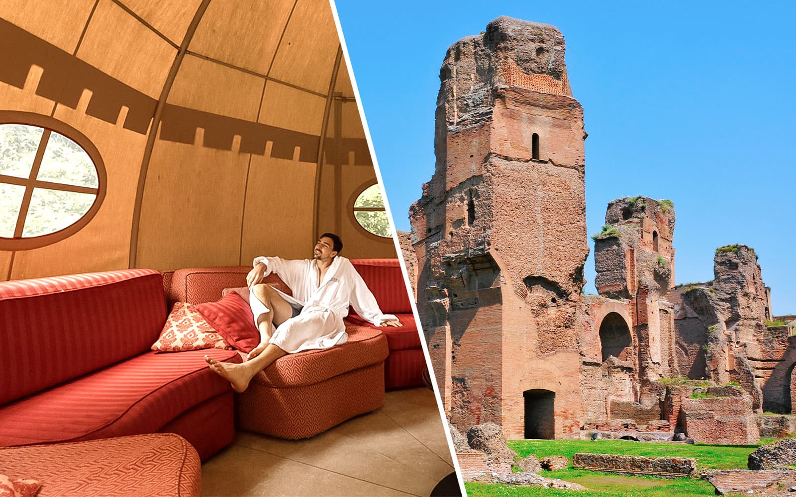 Combo: QC Terme Roma + Baths of Caracalla Priority Entrance Tickets