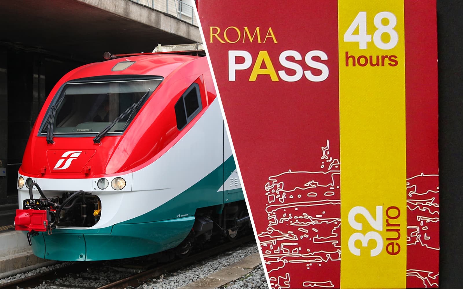 Combo: Leonardo Express One-Way Tickets + 48-Hr Rome Pass