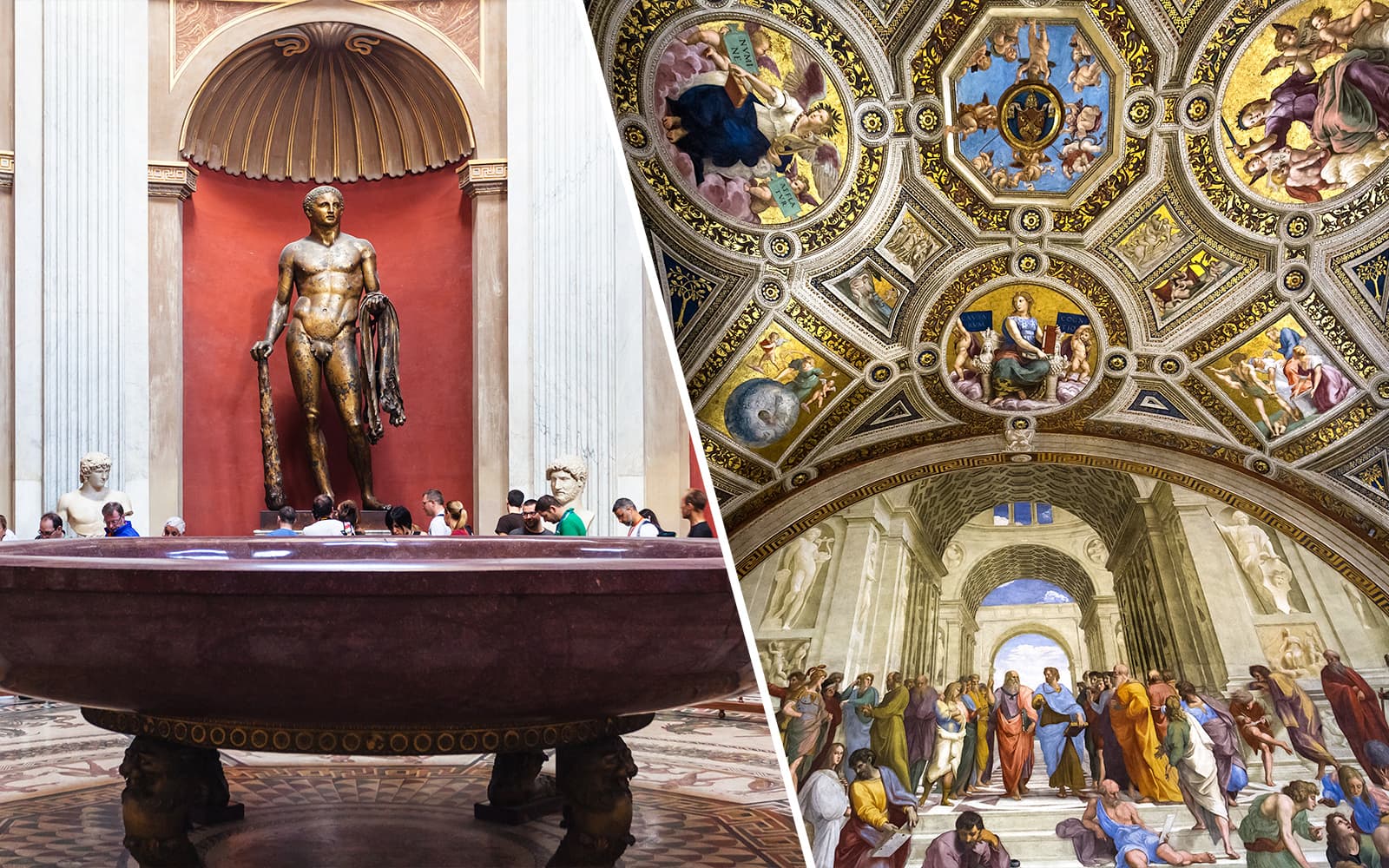 Combo: Vatican Museums & Sistine Chapel Guided Tour + Rome Hop-On Hop-Off Bus Tour