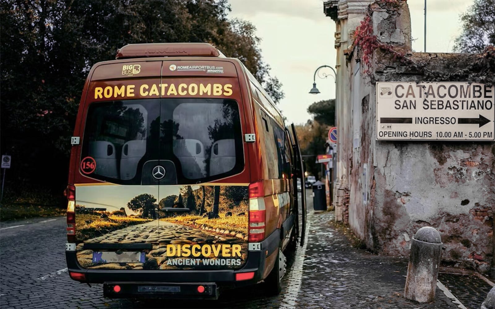 Big Bus: Rome Appian Way Hop-On Hop-Off Bus Tour with San Sebastiano Catacombs Guided Tour tickets in Rome - Attractions | TickYourList
