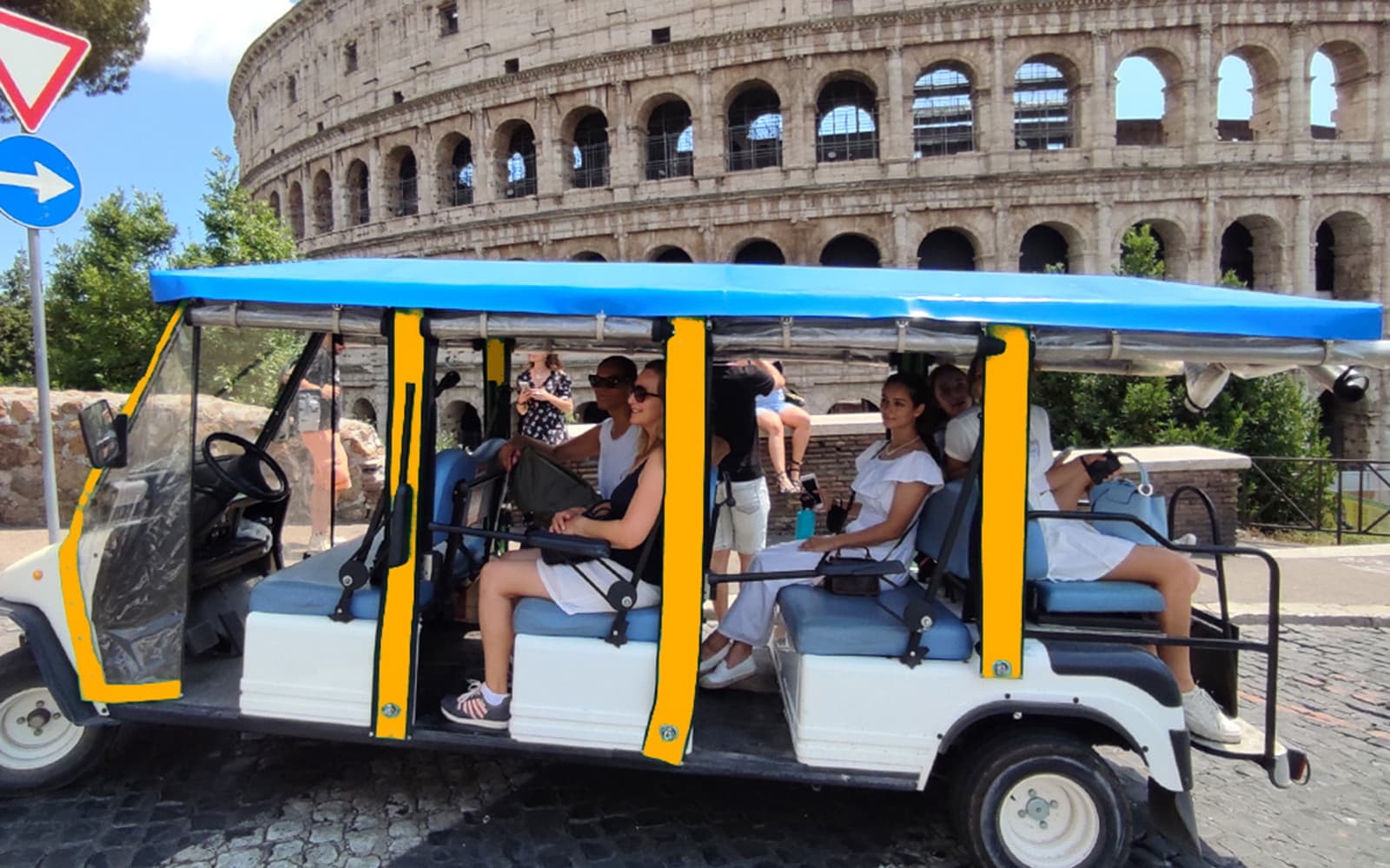 Electric Golf Cart Tour of Rome with Local Guide