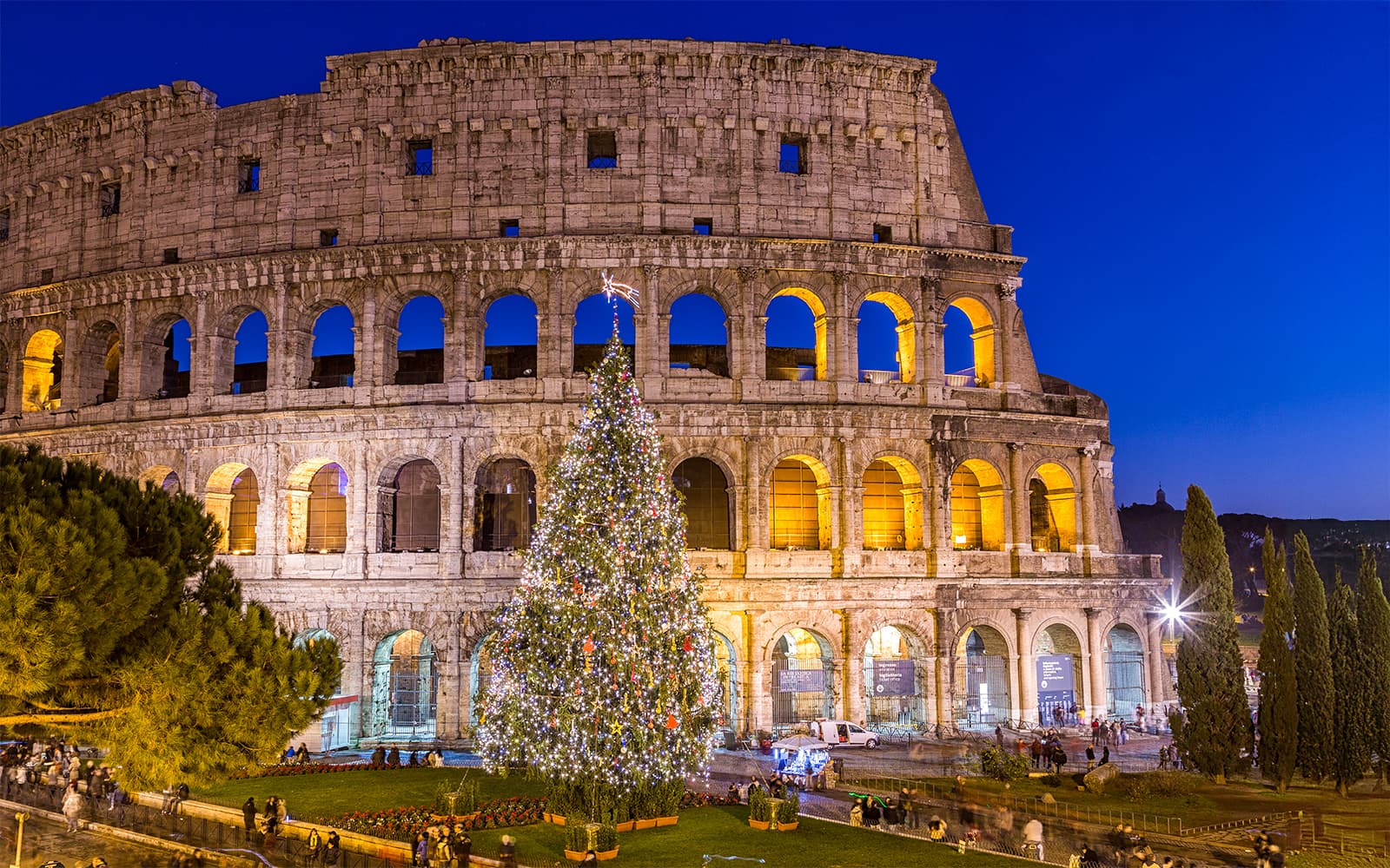 Big Bus: Rome Guided Panoramic Christmas Evening Bus Tour tickets in Rome - Activities | TickYourList