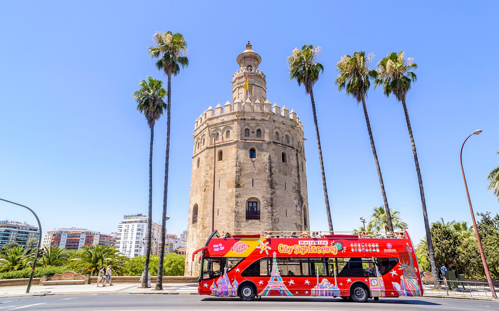 Combo (Save 10%): Alcázar of Seville Tickets + Seville Hop-on Hop-off Bus Tour in Seville - Highlights | TickYourList