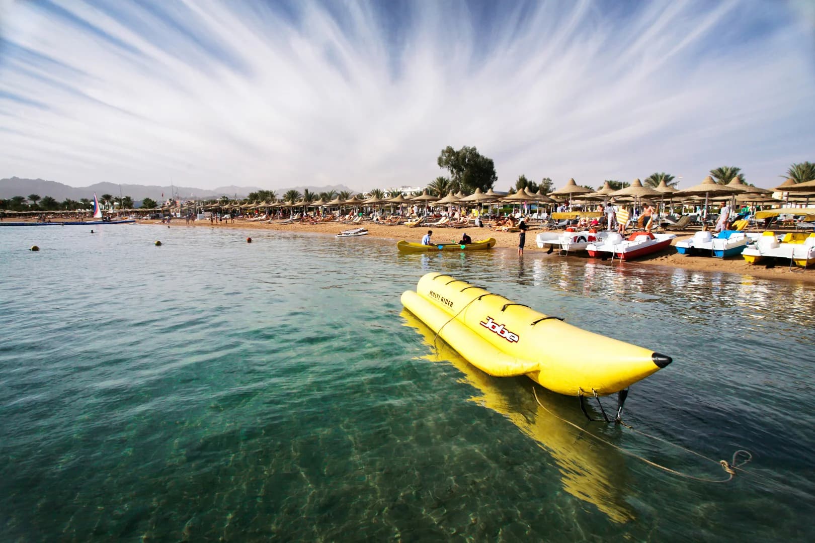 Exciting banana boat ride adventure in Dubai