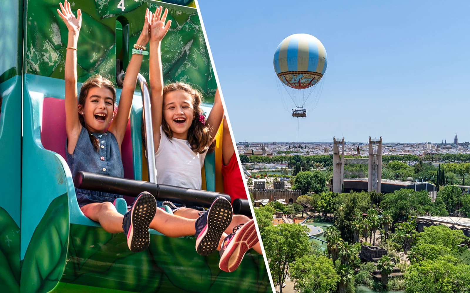 Combo: Hot Air Balloon + Isla Mágica Tickets