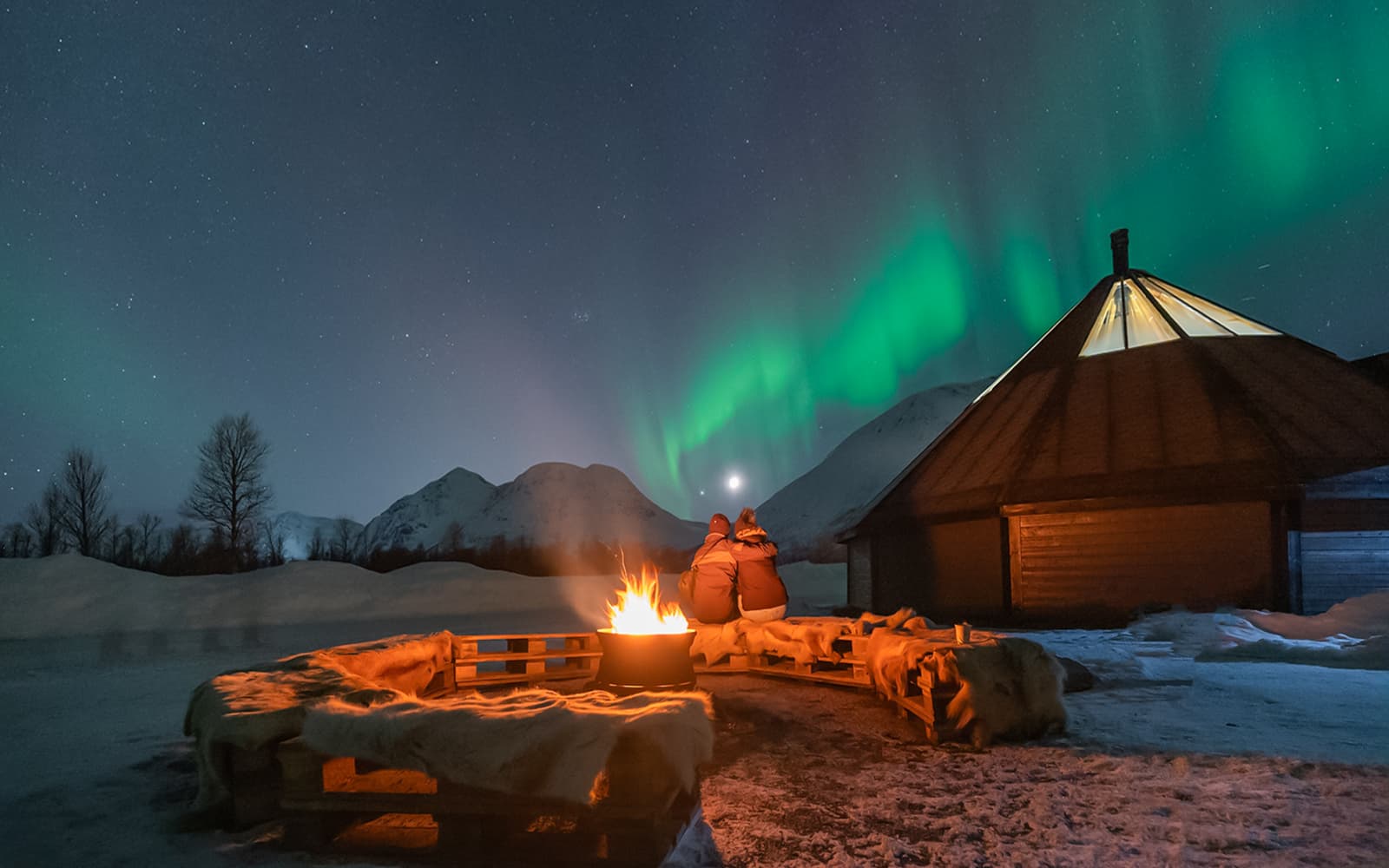 Levi: Northern Lights with Campfire & Barbecue tickets in Rovaniemi - Attractions | TickYourList