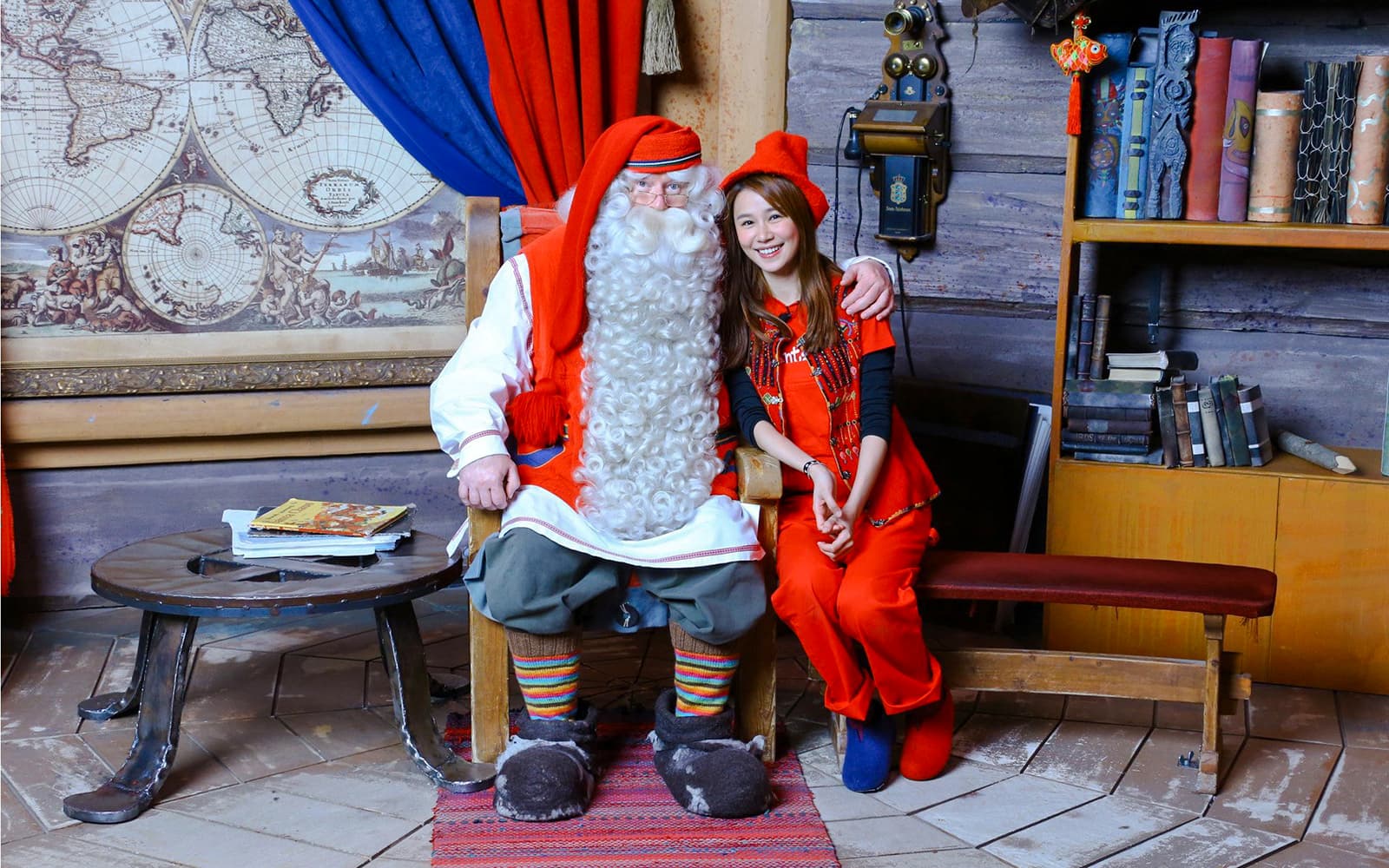 Meet Santa Claus, Reindeer Sleigh Ride & Huskies