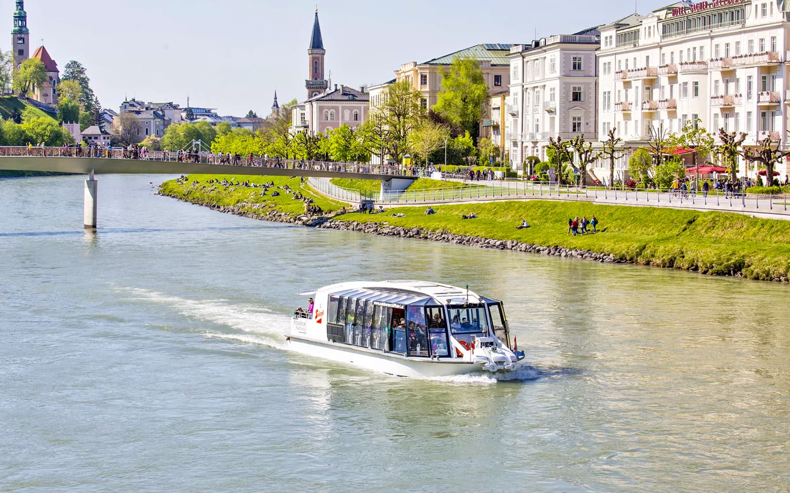 Salzburg River Cruise & Hellbrunn Palace & world-famous watertrick fountains