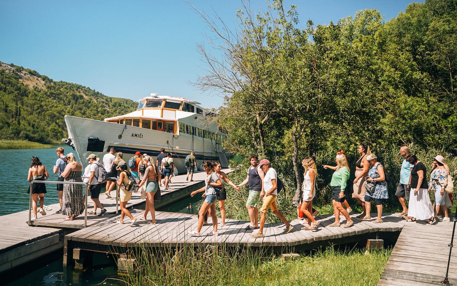 From Split: Full-Day Guided Trip to Krka National Park with Boat Ride & Wine Tasting tickets in Split - Activities | TickYourList