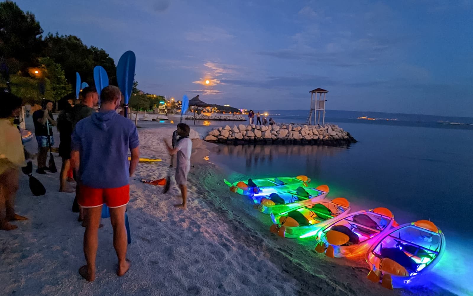 Stand-Up Paddleboard or Kayak Night Glow Tour in Split tickets in Split - Highlights | TickYourList
