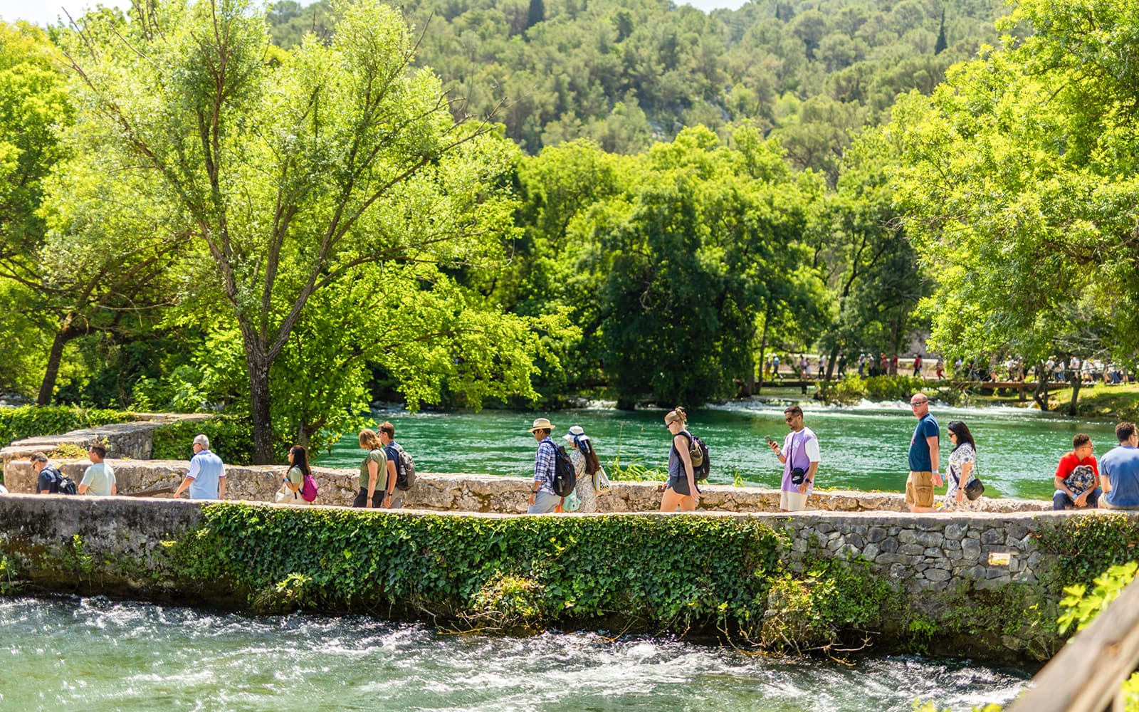 From Split: Full-Day Trip to Krka National Park with Boat Ride & Swimming without Entry Tickets