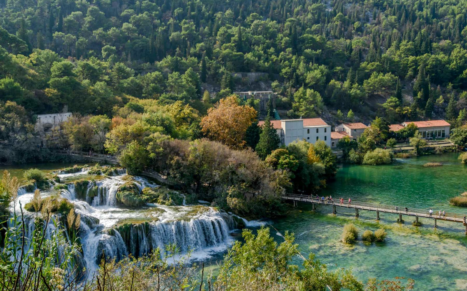 From Split: Full-Day Guided Tour of Krka National Park with Boat Ride & Wine Tasting or Olive Oil Tasting tickets in Split - Highlights | TickYourList