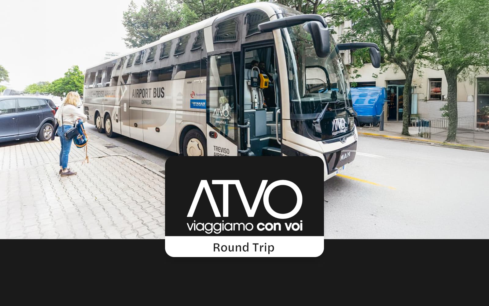 ATVO Round-Trip Tickets: Treviso Airport to/from Venice Piazzale Roma