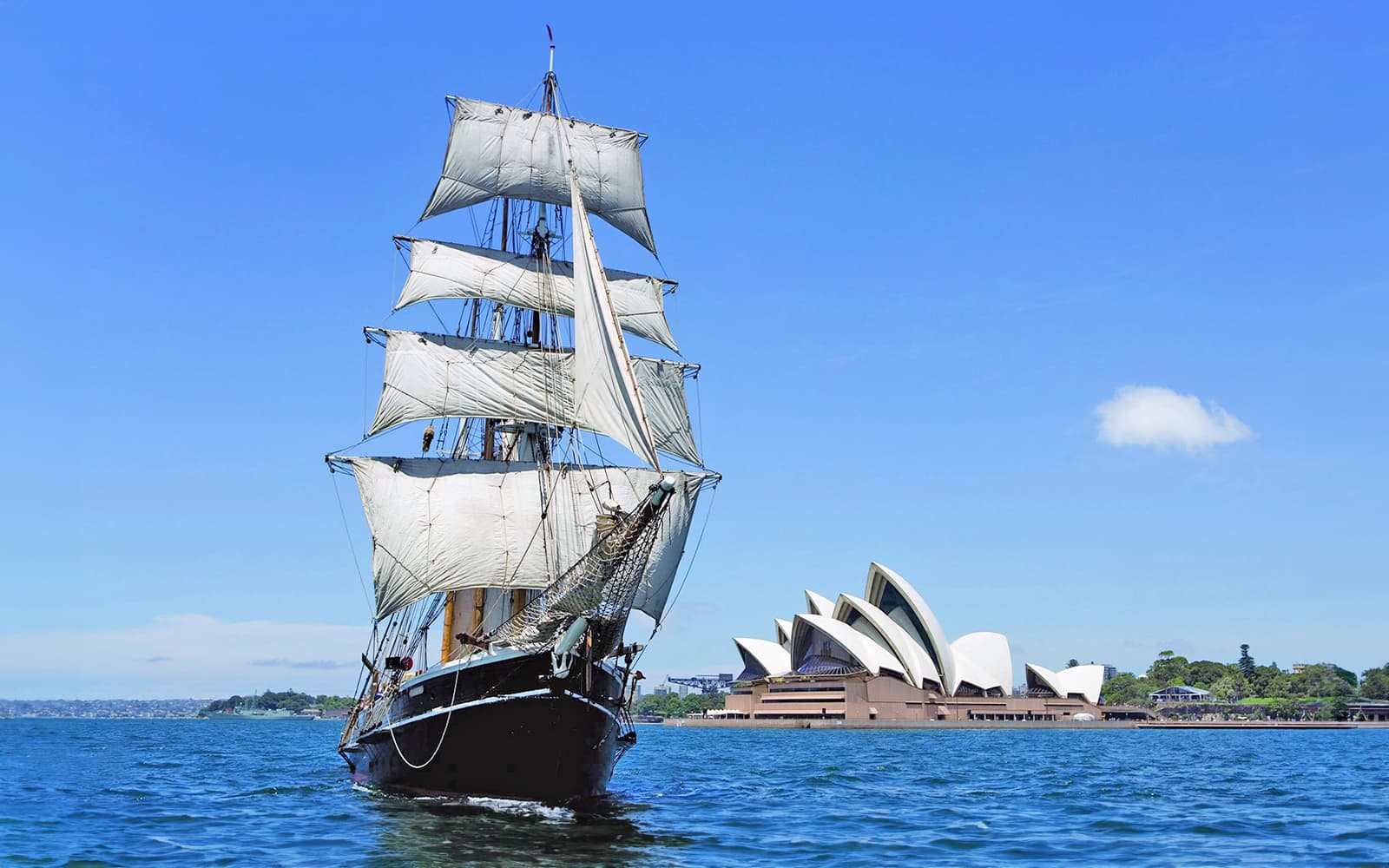 Tall Ship Lunch or Dinner Cruise on Sydney Harbour