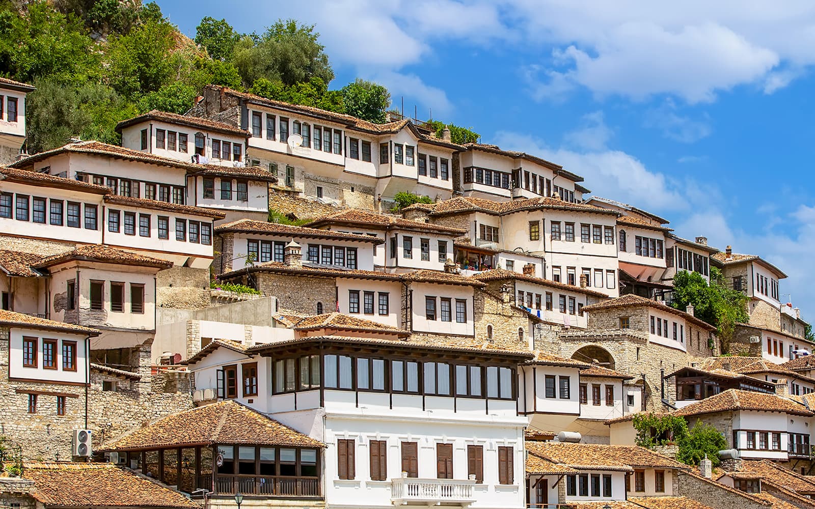 From Durres/Golem: Berat City & Belshi Lake Day Trip