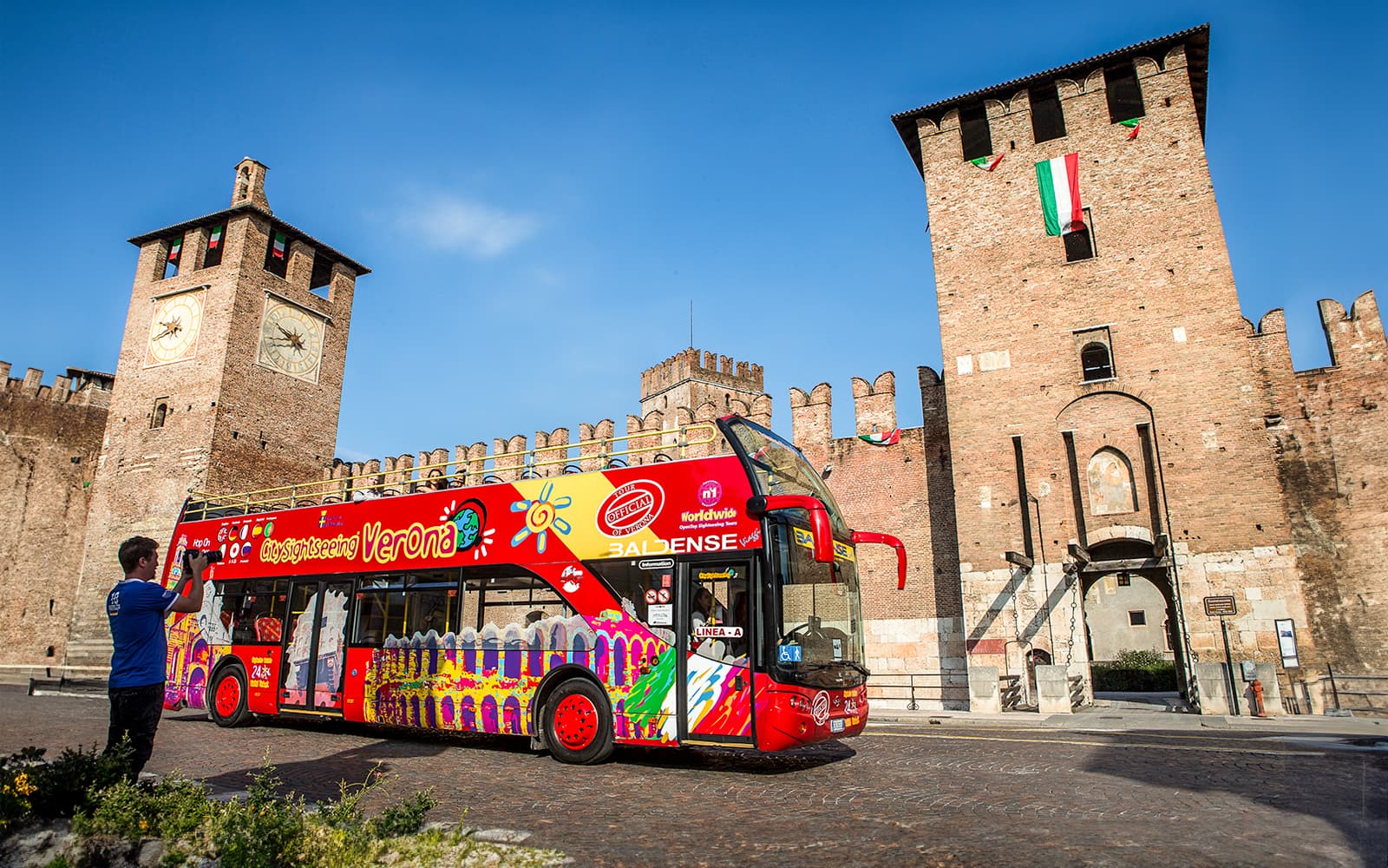 City Sightseeing: Verona Hop-on Hop-off Bus Tour tickets in Verona - Features | TickYourList